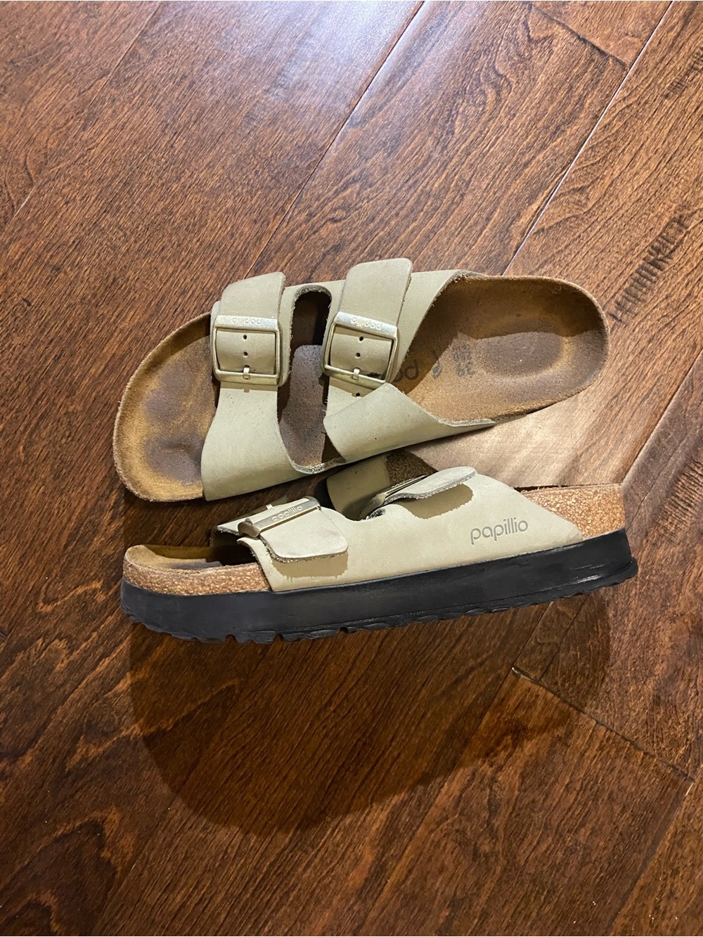 Papillio by Birkenstock Arizona Flex Platform Chunky SZ 8 womens